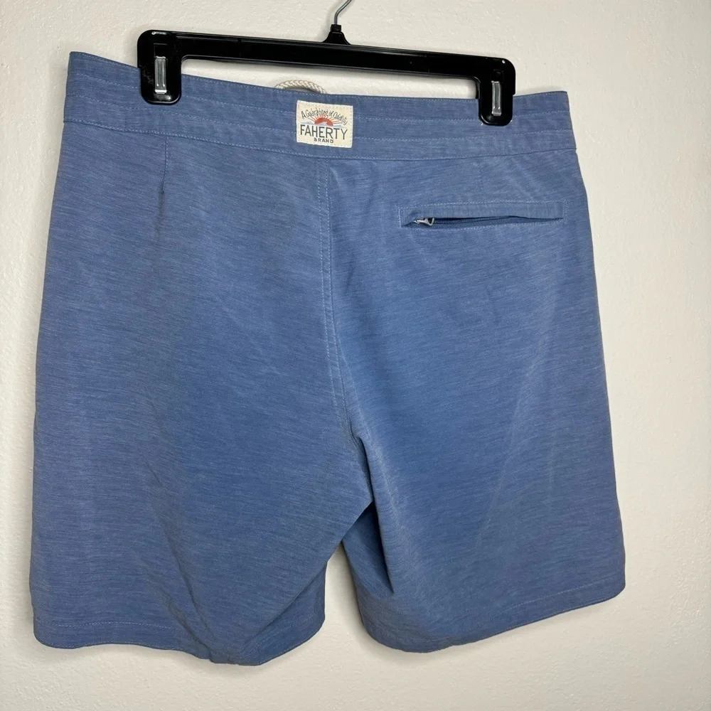 FAHERTY Men's Beacon Swim Trunks- Navy Green